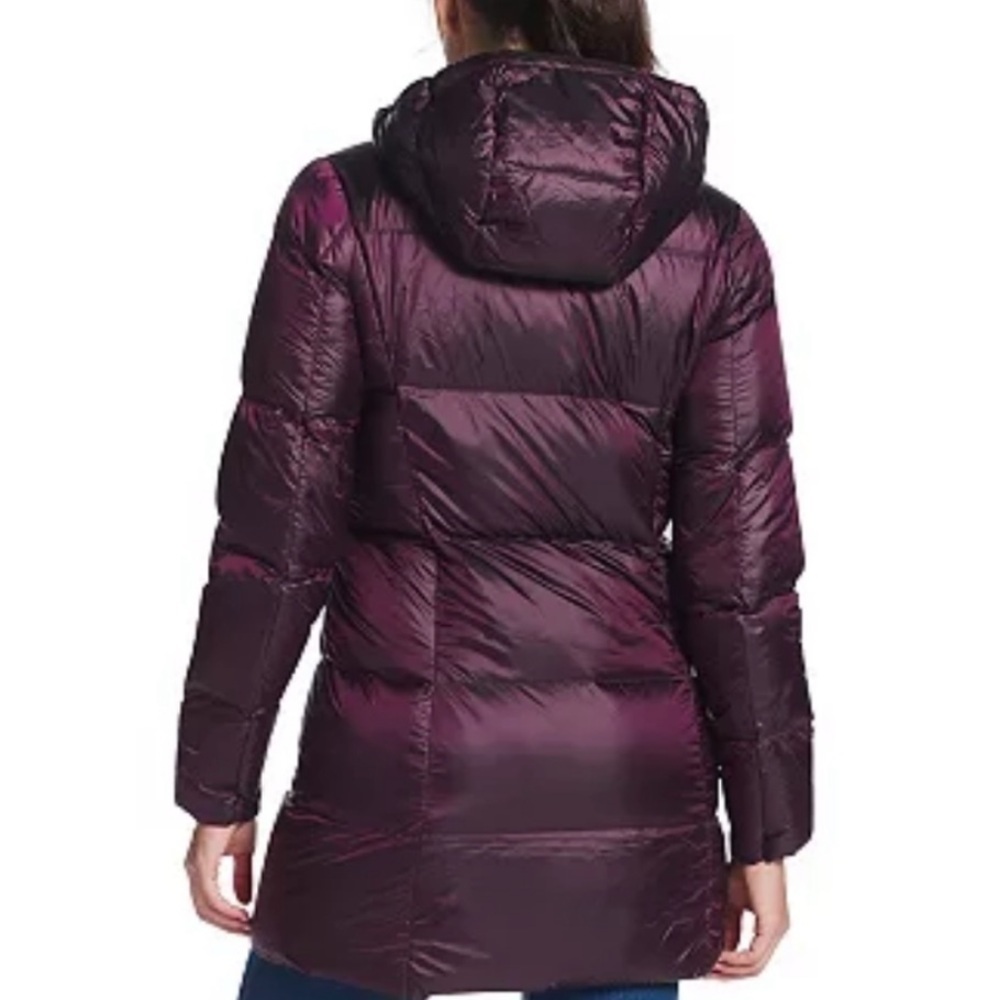 Eddie Bauer Women’s Luna Peak Down Parka Puffer Size Small, Eggplant NWOT  EB550
